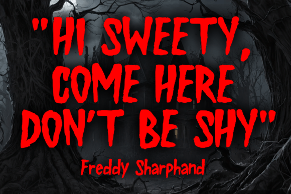 Scary Fright Font font preview - 1