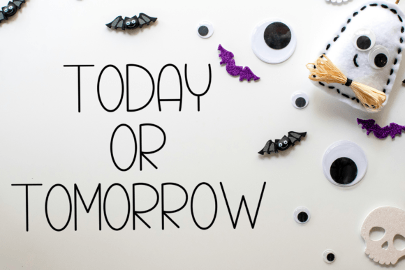 School Planning Font PNG with transparent background - Preview 1