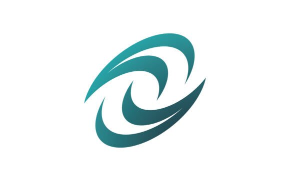 Abstract Vortex Spin Logo Icon Design