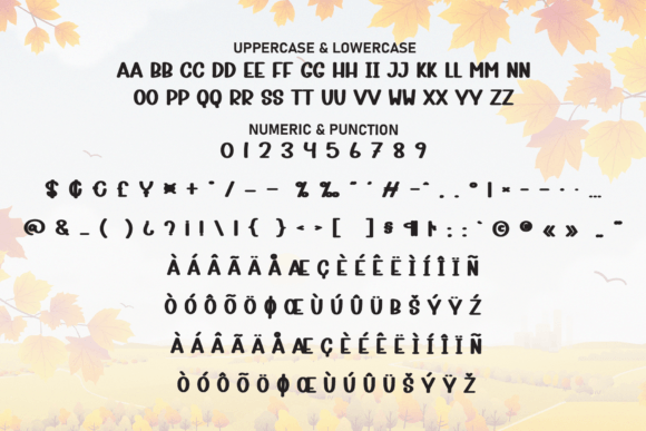 Autumn Cartoon Font - Preview 6