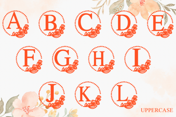Beautiful Flowers Font - Preview 1