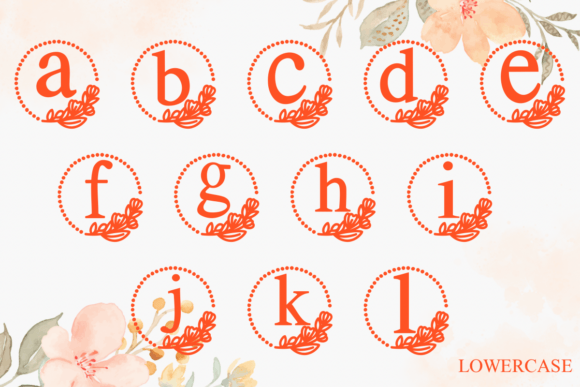 Beautiful Flowers Font - Preview 3