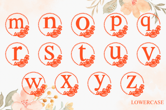 Beautiful Flowers Font - Preview 4
