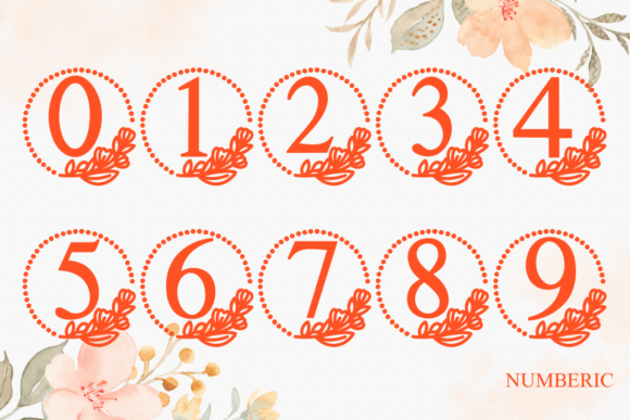 Beautiful Flowers Font - Preview 5