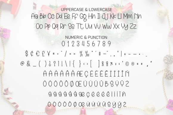 Christmas Decoration Font - Preview 6