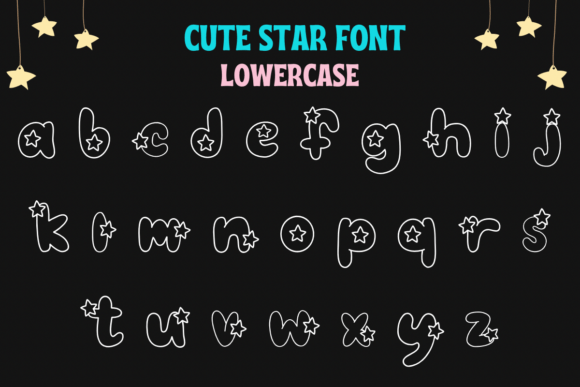 Cute Star Font - Preview 2
