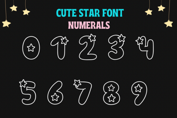 Cute Star Font - Preview 3