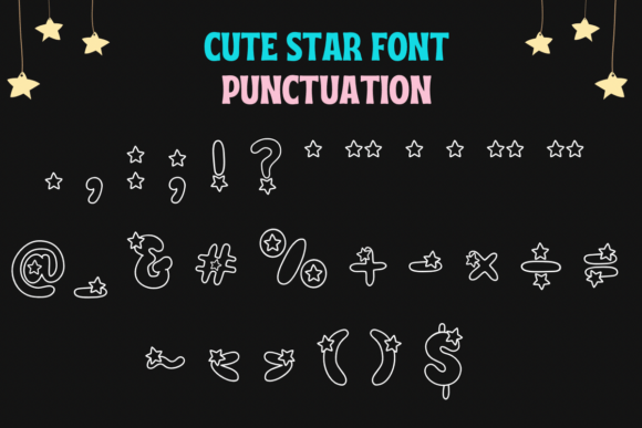 Cute Star Font - Preview 4