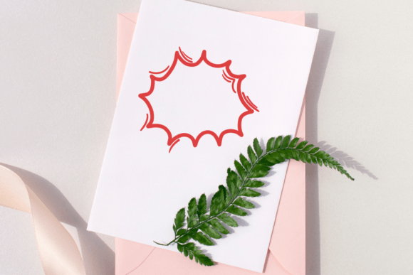 Doodle Frame Font PNG with transparent background - Preview 6