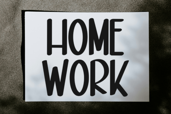 Home Snow Font PNG with transparent background - Preview 5