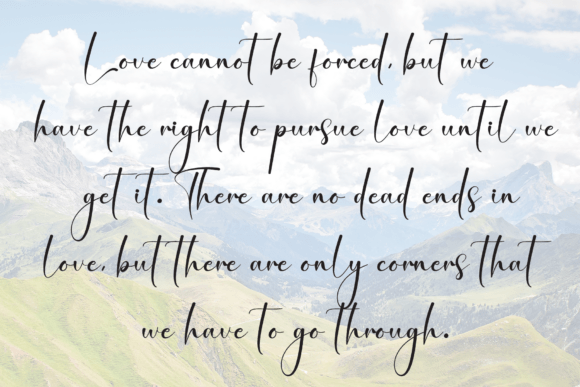Kanaya Handmade Font font preview - 5