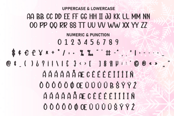 Snow Barbie Font PNG with transparent background - Preview 6