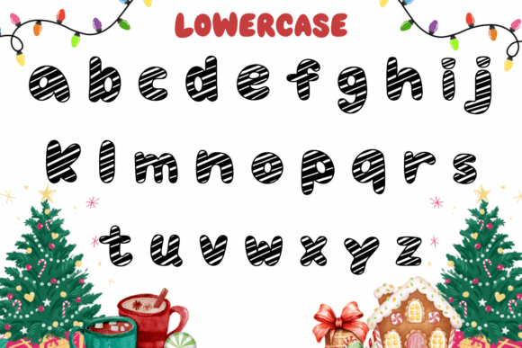 Christmas Candy Font - Preview 2