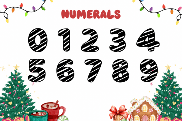 Christmas Candy Font - Preview 3