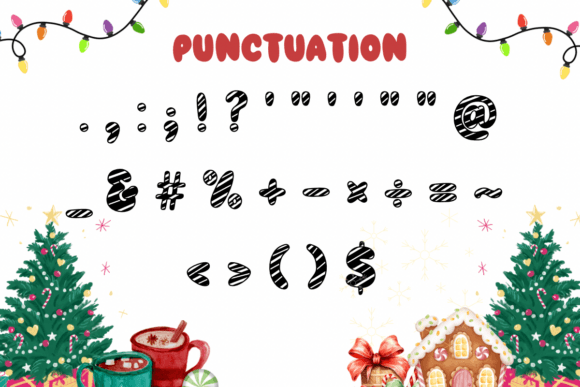 Christmas Candy Font - Preview 4