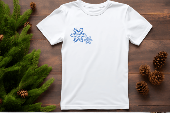 Christmas Snowflakes Font - Preview 5