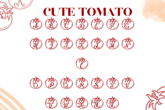 Cute Tomato Font - Preview 1