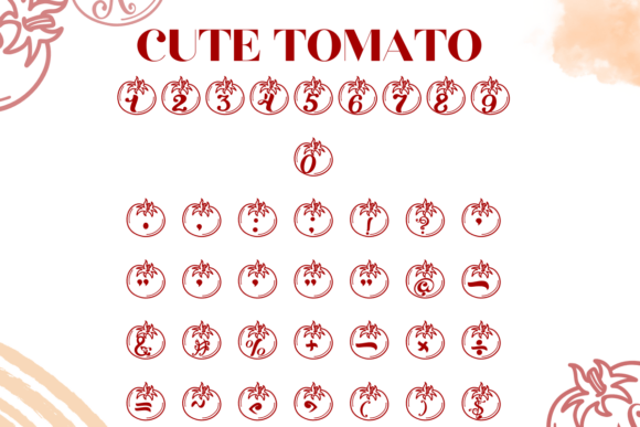 Cute Tomato Font - Preview 3