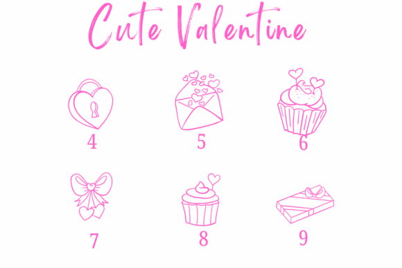 Cute Valentine Font - Preview 3