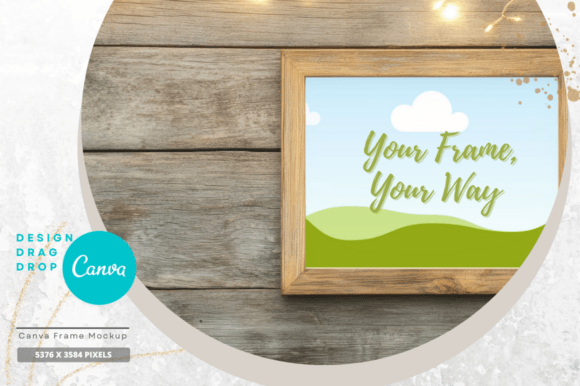 EasyEdit Canva Christmas Frame Mockup 19
