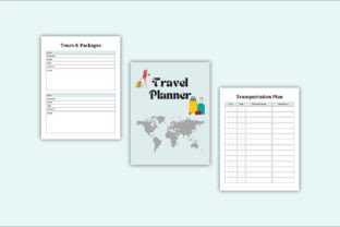 Editable Travel Planner Canva Graphic by KDP GALLERY · Creative Fabrica