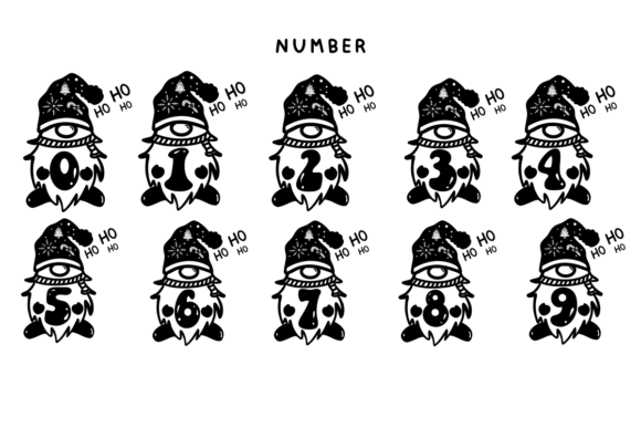 Gnome Christmas Font - Preview 2