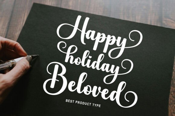 Black Sticky Font - Preview 2
