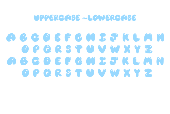 Bubbles Heart Font - Preview 1