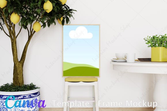 Canva Mockup, Frame Mockup