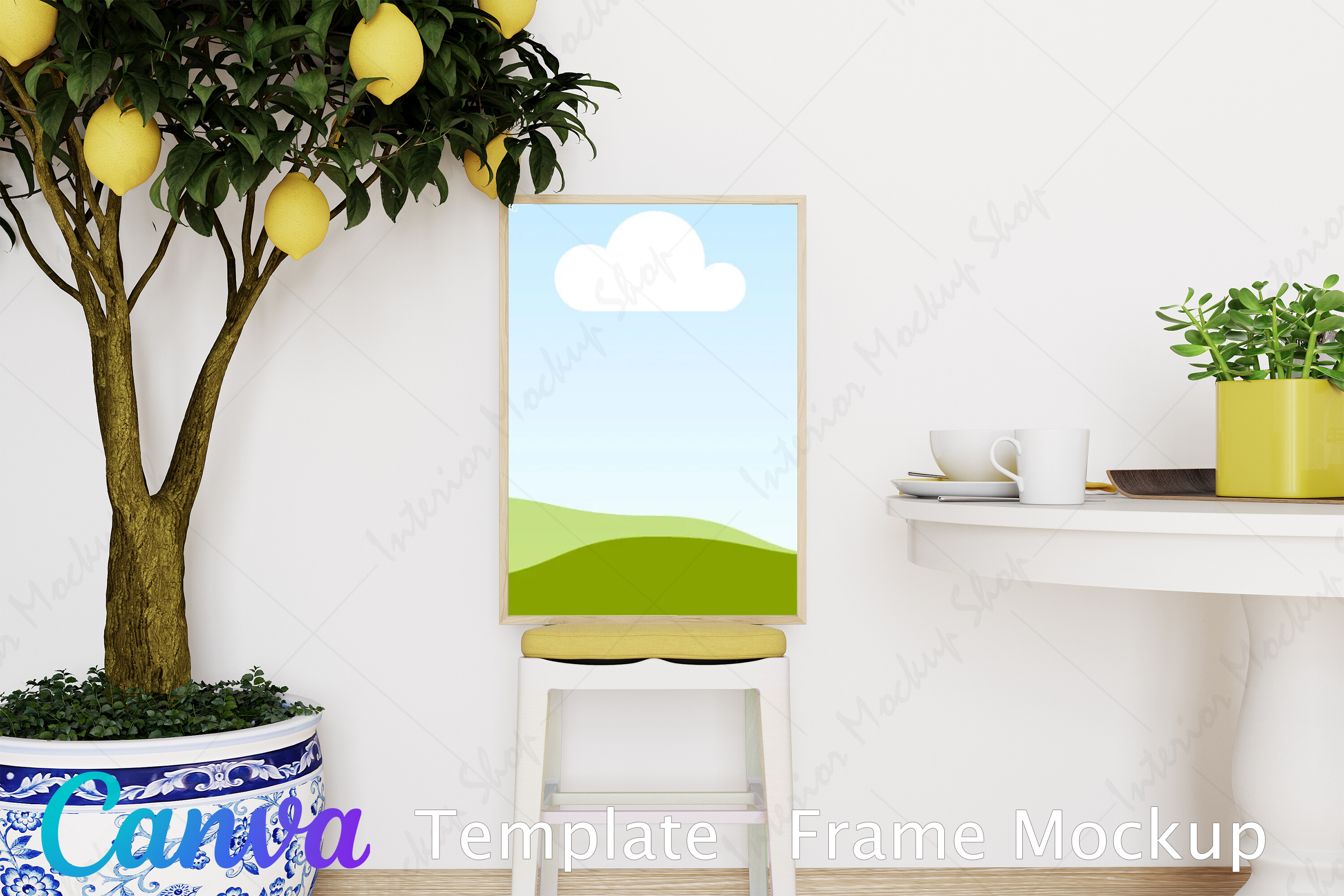 Canva Mockup, Frame Mockup