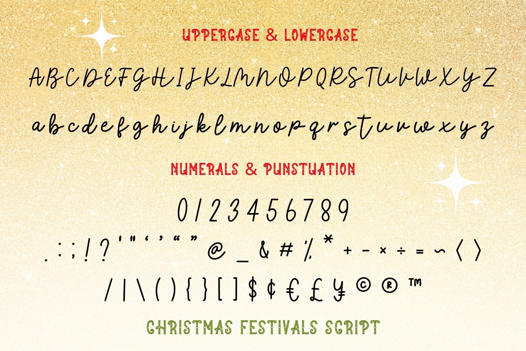 Christmas Festivals Duo Font - photo 9