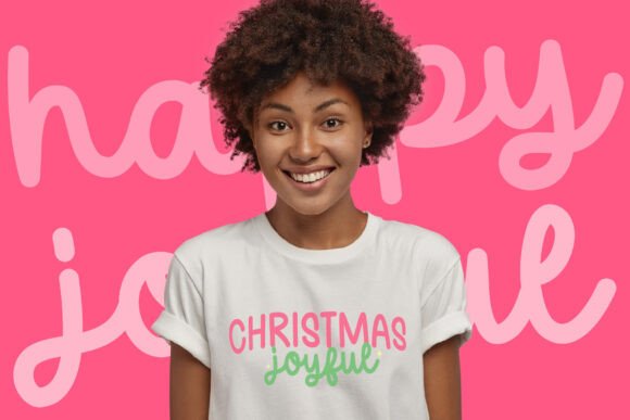 Christmas Joyful Font - Preview 3