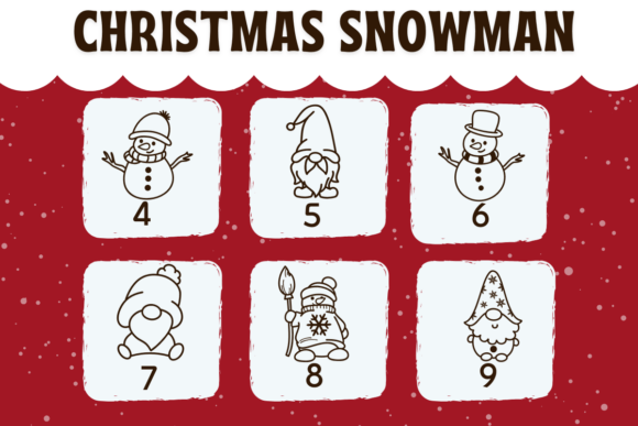 Christmas Snowman Font - Preview 3