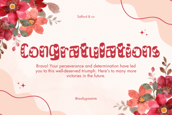 Cute Hearts Valentine Font - Preview 6