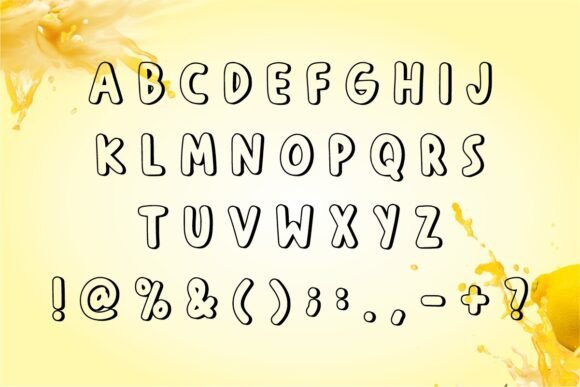 December Vibes Font PNG with transparent background - Preview 2