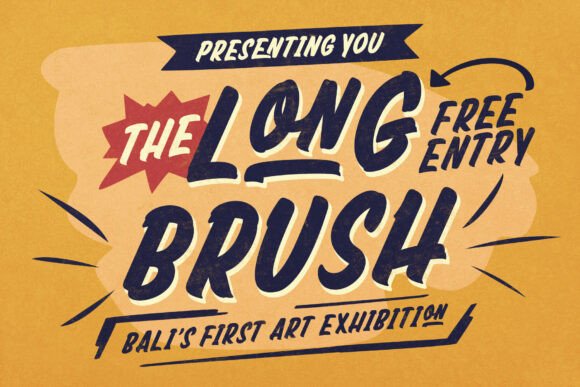 Deertail Brush Font - Preview 1