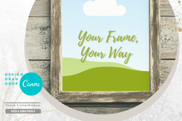 EasyEdit Canva Christmas Frame Mockup 21