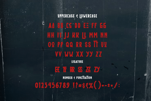 Fearful Dread Font - Preview 1