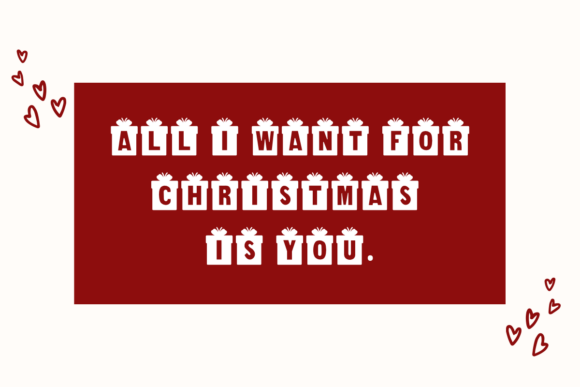 Gift Box Font - Preview 2