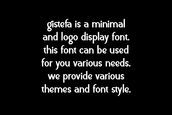 Gistefa Font - Preview 3