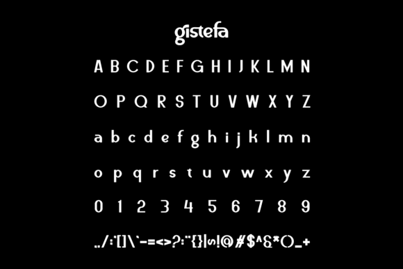 Gistefa Font - Preview 4
