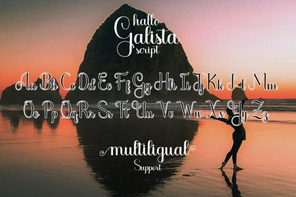 Hallo Galista Font - Preview 4