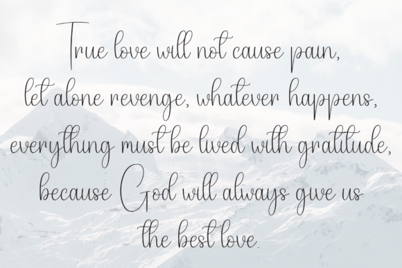 Hello Rainday Font PNG with transparent background - Preview 5