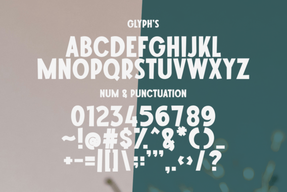 Krens Tonben Font font preview - 3