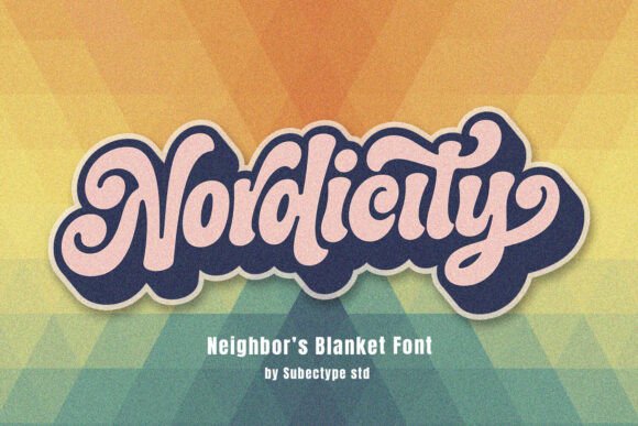 Neighbor's Blanket Font PNG with transparent background - Preview 5