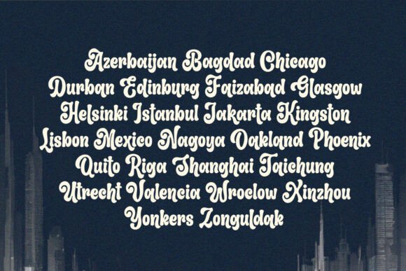 Neighbor's Blanket Font PNG with transparent background - Preview 6