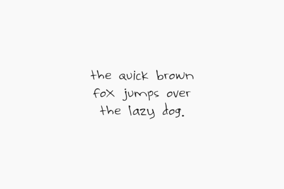 Notinterested Font font preview - 5