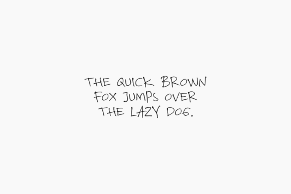 Notinterested Font font preview - 6