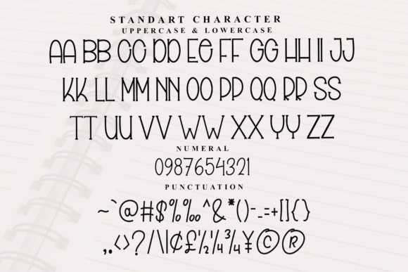 People Charming Font PNG with transparent background - Preview 4