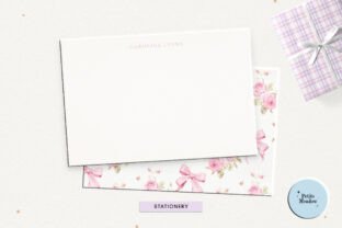 Pink Rose & Pink Hydrangea Digital Paper Graphic by Petite Meadow ...
